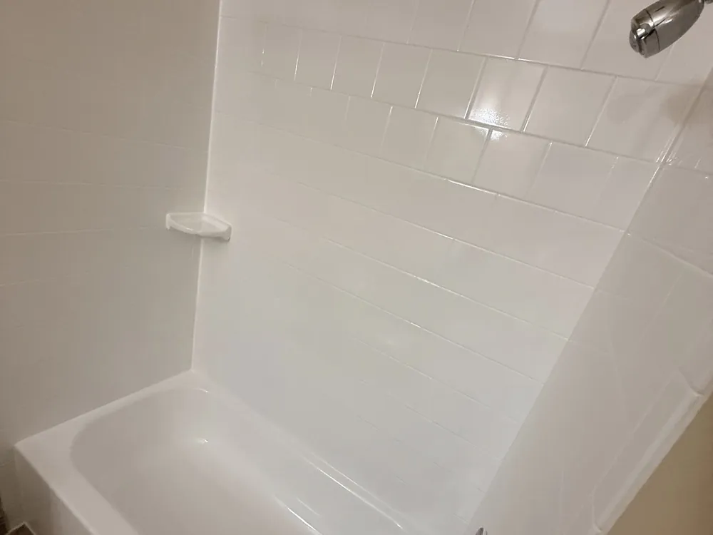 Shower refinishing by Narbra Maintenance Inc